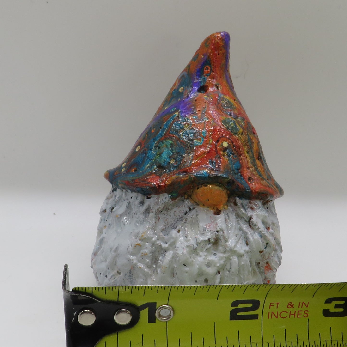 Handcrafted Cement Gnome - Fall and Holiday Painted Garden Decor - Swedish Mold - Custom Colors Available