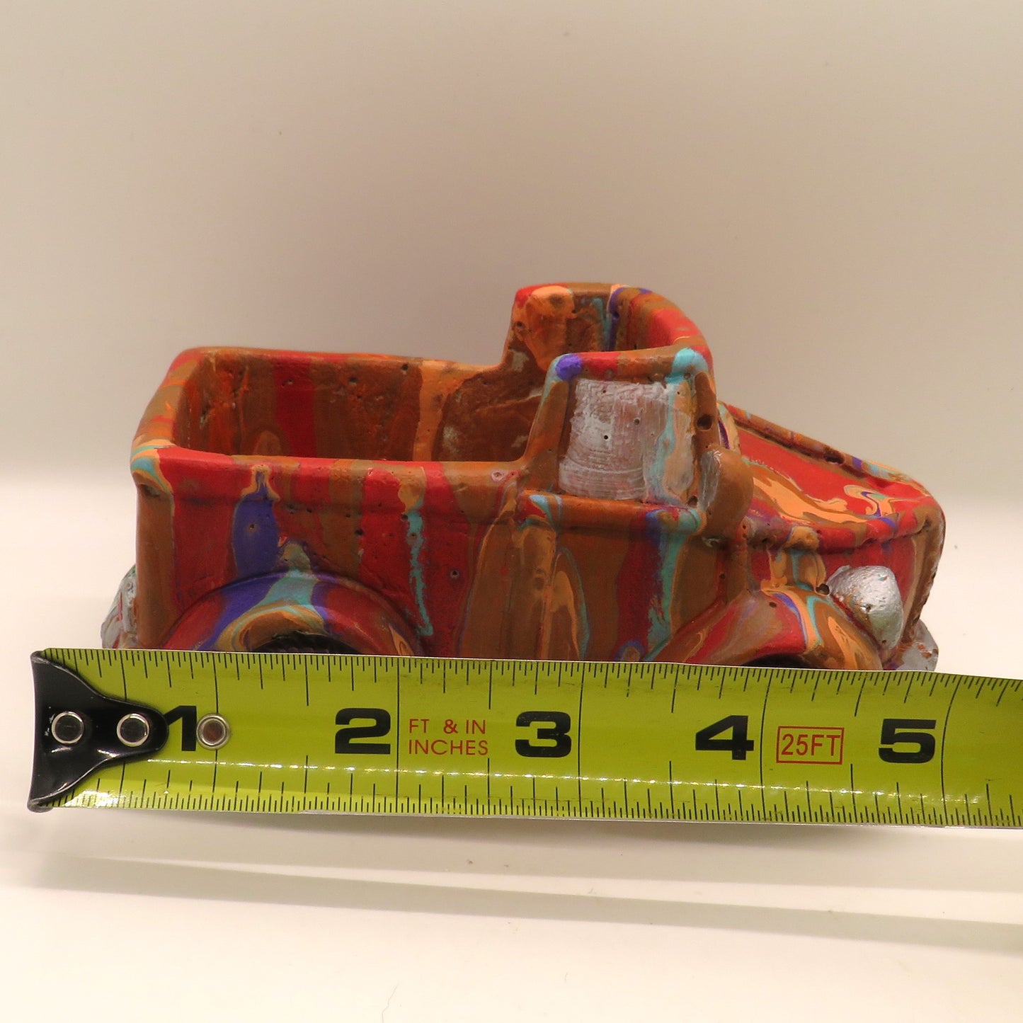 Handmade Retro Truck Planter - Unique Hand Painted Succulent Holder - Custom Colors & Designs Available