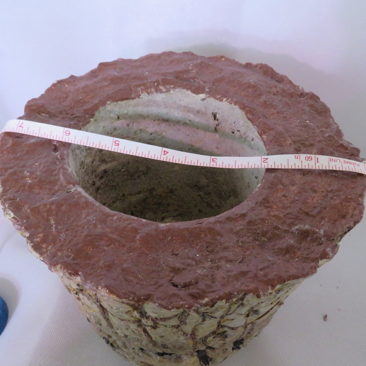 Unique 7 Inch Hypertufa Cat Petroglyph Planter - Indoor/Outdoor Native American Art