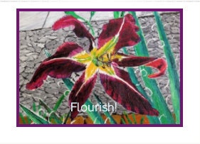 Inspirational Handmade Greeting Cards 5X7 with Positive Quotes and Vibrant Art