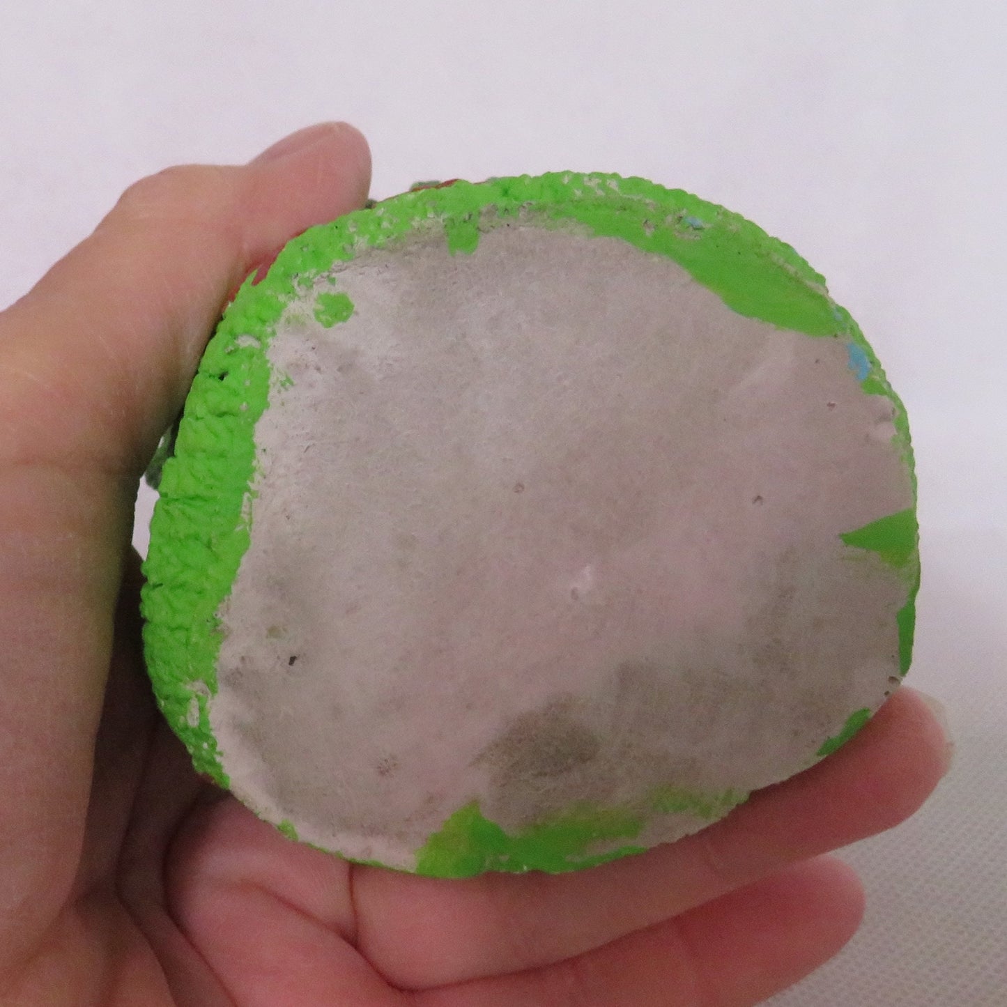 Hand-Painted Poinsettia Knit-Textured Christmas Stocking Candle Holder