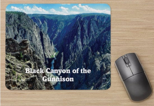 Stunning Black Canyon Mousepad - Gunnison National Park Scenic Desk Accessory