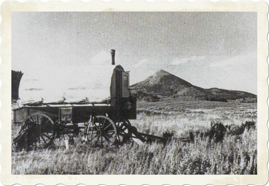 Hahns Peak Souvenir Postcards, Historic Photo, Sheepwagon, Heirloom Photography, Pearl Lake State Park History Gift by Local Artist