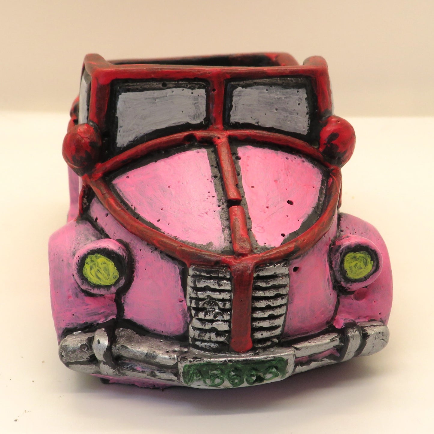 Handmade Retro Truck Planter - Unique Hand Painted Succulent Holder - Custom Colors & Designs Available