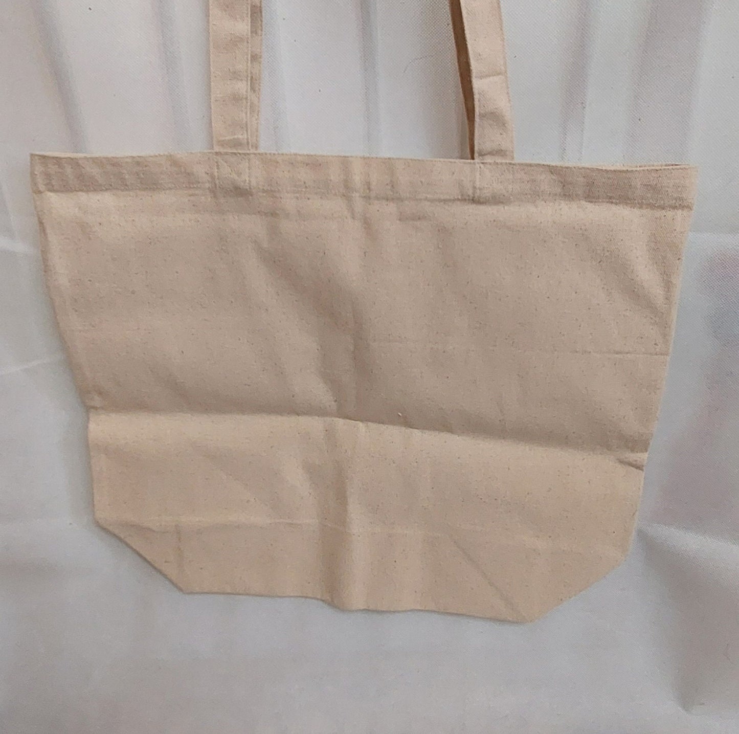 Gusseted Cotton Tote Bag with Scenic Pearl Lake State Park Photo – Eco-Friendly and Durable Handmade Bag