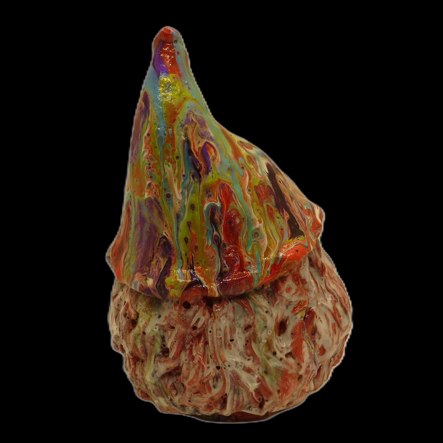 Handcrafted Cement Gnome - Fall and Holiday Painted Garden Decor - Swedish Mold - Custom Colors Available