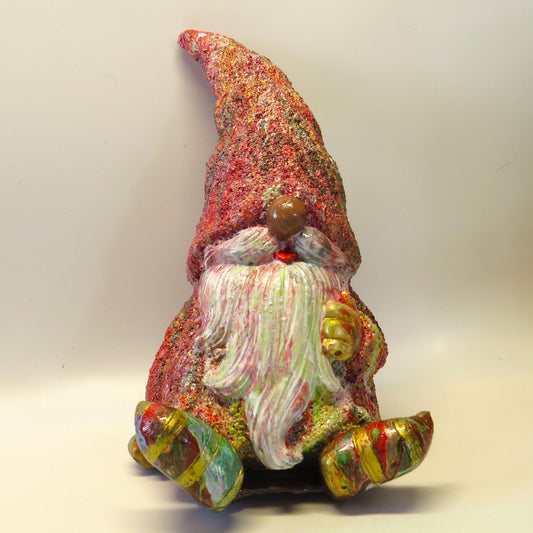Handmade Holiday Cement Gnomes For All Occasions | Custom Acrylic Painted Gnomes for Indoor & Outdoor Holiday Decor